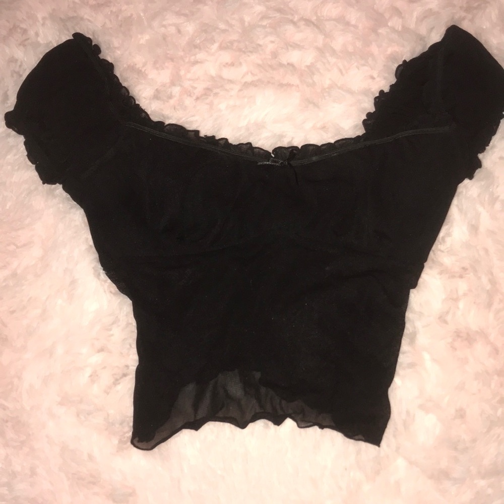 Make an Offer! Black Leg Avenue Top